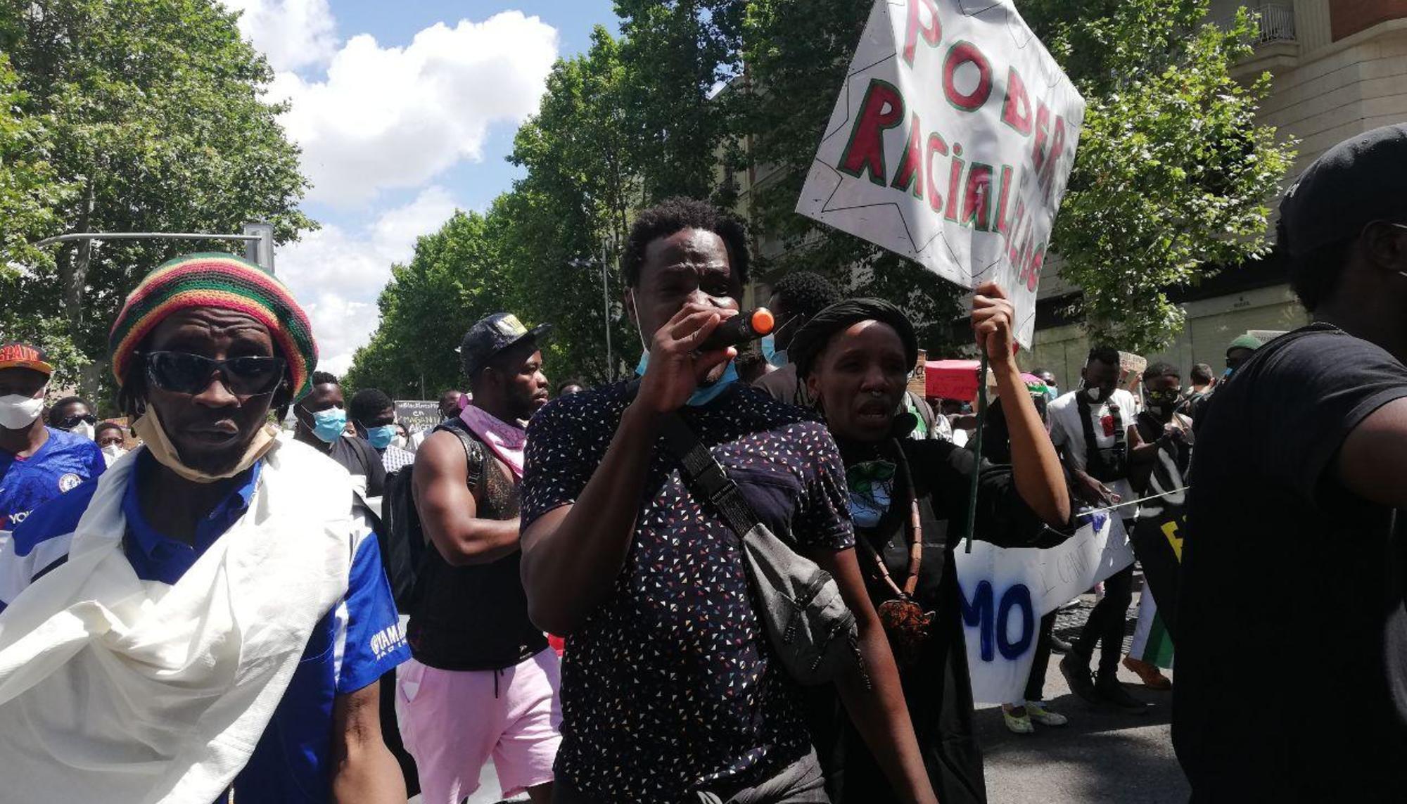 Mani Antirracista 7J Madrid 2020